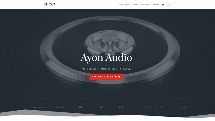 Nowa strona Ayon Audio